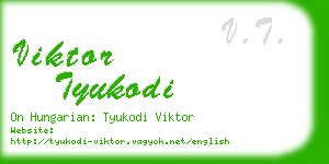 viktor tyukodi business card